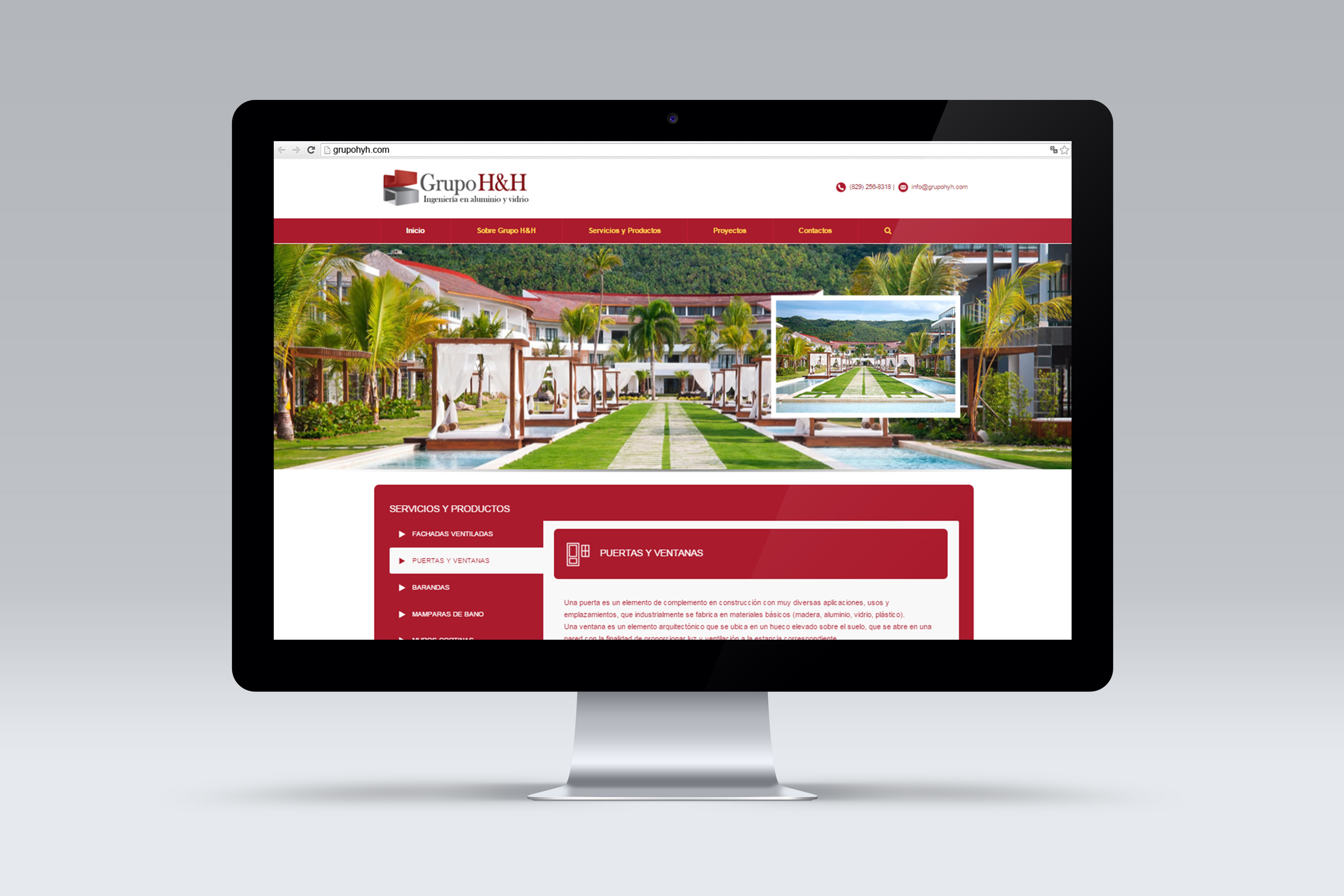 Diseño Web Corporativo – Grupo H&H